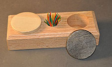 Salt And Pepper Boxes with Toothpick Holder